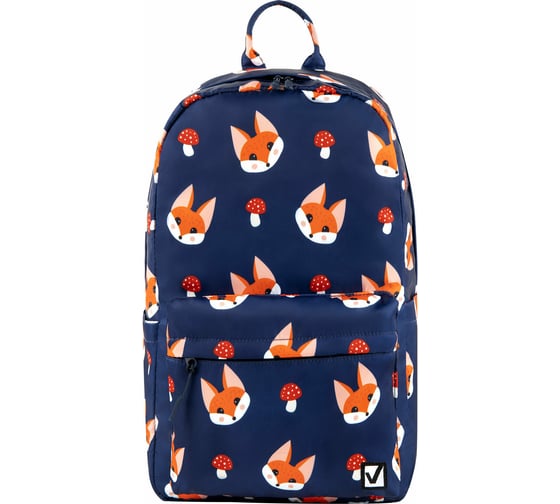 Универсальный рюкзак с карманом для ноутбука BRAUBERG DREAM, Foxes, 42x26x14см, 270770 1
