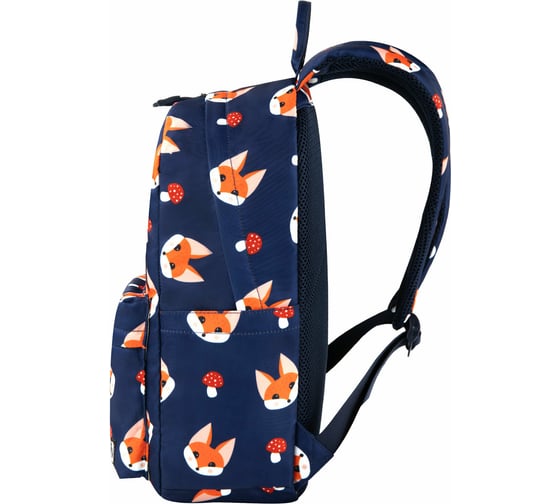 Универсальный рюкзак с карманом для ноутбука BRAUBERG DREAM, Foxes, 42x26x14см, 270770
