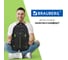 Универсальный рюкзак BRAUBERG TITANIUM, черный с салатовыми вставками, 45x28x18см, 270766 11