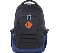 Универсальный рюкзак BRAUBERG URBAN, Magnetic, черный/темно-синий, 46x31x18см, 270753