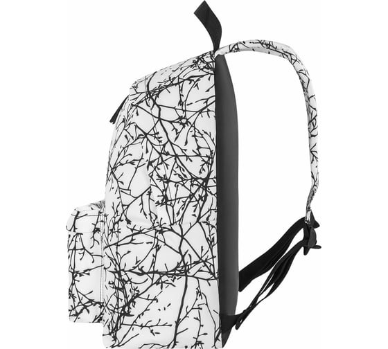 Универсальный рюкзак BRAUBERG, сити-формат, Twigs on white, 20 литров, 41x32x14 см, 270794