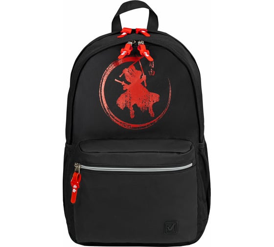 Универсальный рюкзак BRAUBERG FASHION CITY Samurai, черный, 46x31x15 см, 270812