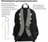 Универсальный рюкзак BRAUBERG FASHION CITY Samurai, черный, 46x31x15 см, 270812 8