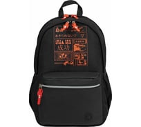 Универсальный рюкзак BRAUBERG FASHION CITY Manga, черный, 46x31x15 см, 270811