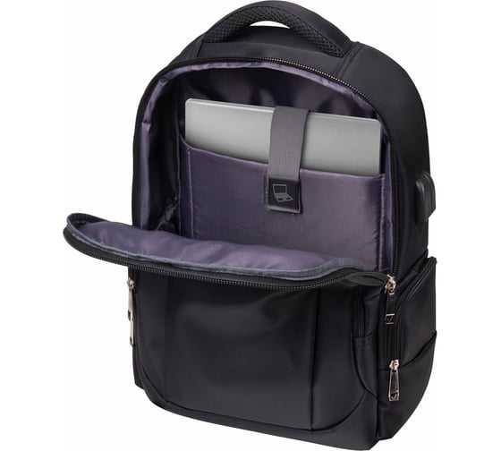 Рюкзак FUNCTIONAL универ, с отд. для ноутбука, USB-порт, Leader, 45x32x17см, BRAUBERG 270799