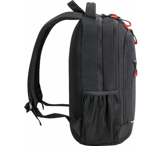 Универсальный рюкзак BRAUBERG URBAN, 3 отделения, светоотраж., Darkness, черный, 45x30x14см, 270754