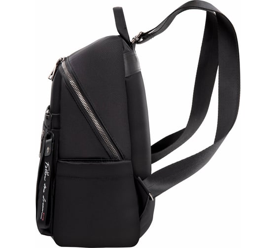 Женский рюкзак BRAUBERG PODIUM, нейлон, черный, 32x26x15см, 270815