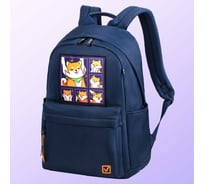 Универсальный рюкзак BRAUBERG FASHION CITY Funny dog, темно-синий, 44x31x16 см, 270809