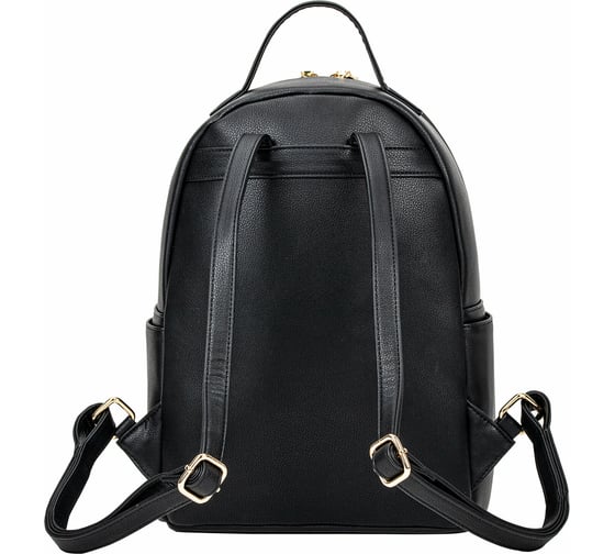 Рюкзак из экокожи BRAUBERG PODIUM женский, с отделением для планшета, черный, 34x25x13, 270817