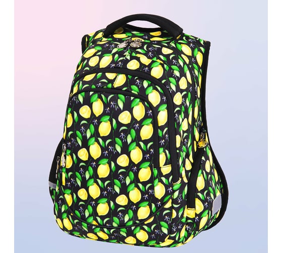 Рюкзак BRAUBERG SPECIAL, Lemons, 44x30x13 см, 270671