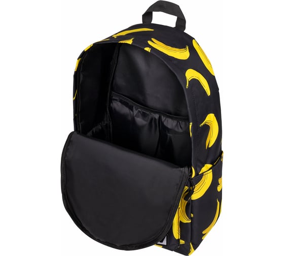 Универсальный рюкзак BRAUBERG POSITIVE, потайной карман, Bananas, 42x28x14см, 270782