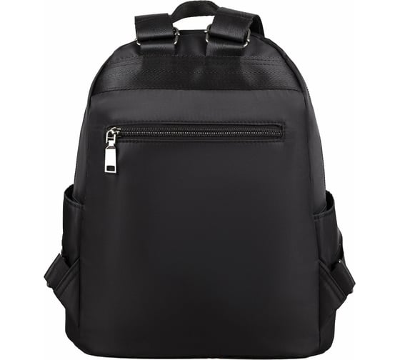 Женский рюкзак BRAUBERG PODIUM, 2 отделения, нейлон, черный, 33x24x13см, 270816