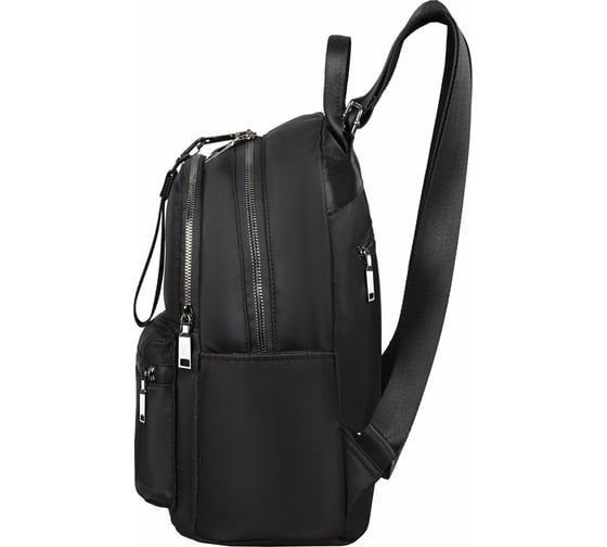 Женский рюкзак BRAUBERG PODIUM, 2 отделения, нейлон, черный, 33x24x13см, 270816