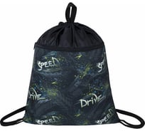 Мешок для обуви с ручкой BRAUBERG, карман на молнии, сетка, 51x41 см, Drive, 271060