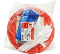 Набор одноразовой посуды на 6 персон IP Айда, бригадир 4322