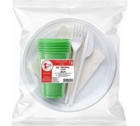 Набор одноразовой посуды на 6 персон IP ВаУ 4326