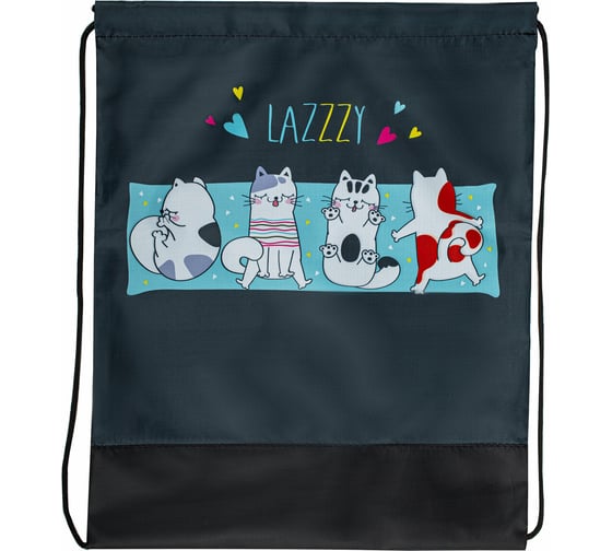 Мешок для обуви Пифагор Lazy cat 1 отделение, 42x34 см 270903