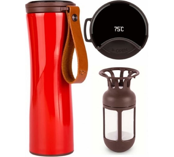 Термокружка KissKissFish MOKA Smart Coffee Tumbler 6939427200165