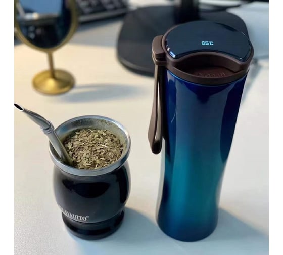 Термокружка KissKissFish MOKA Smart Coffee Tumbler 6939427201896