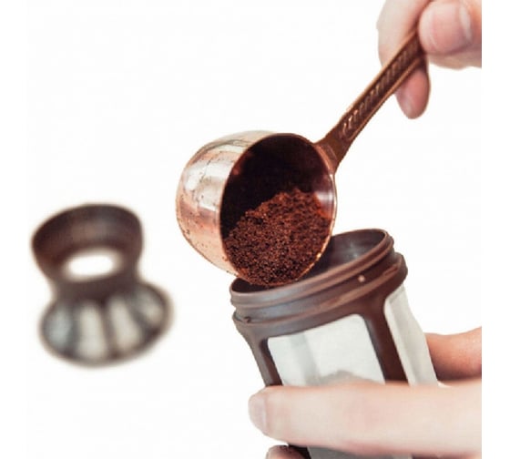 Термокружка KissKissFish MOKA Smart Coffee Tumbler серая 6939427200387