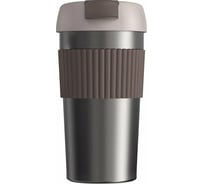 Термостакан-непроливайка KissKissFish Rainbow Vacuum Coffee Tumbler коричневый S-U45C-223