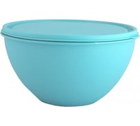Миска Ангора 2л, с цветной крышкой, тиффани А8600цв.кр.тиф