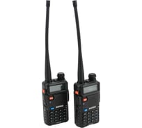 Портативная радиостанция Baofeng UV-5R, 1800мАч, 136-174/400-480 МГц, 127 каналов, 5 Вт, 2 шт 00029100