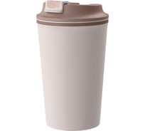 Термостакан с клапаном Phibo 350мл, светло-бежевый 434260034