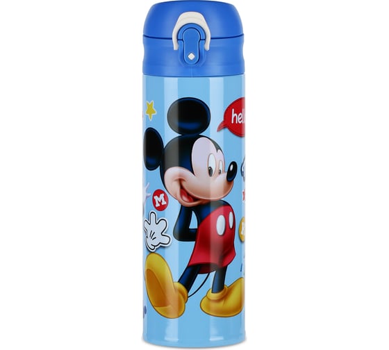 Термокружка Moulinvilla Mickey Mouse Disney 0.5 л, синяя TBF-500-MM-G