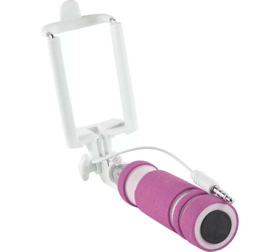 Мини монопод для селфи Red Line RLBT-05 розовый, с проводом jack 3.5 УТ000008486