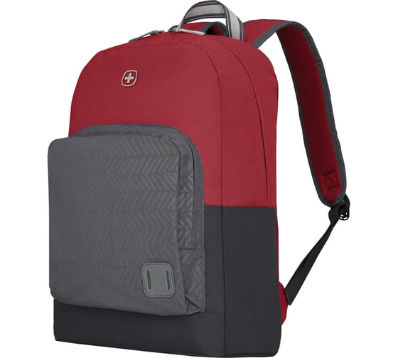 Рюкзак Wenger NEXT Crango 16", красный/черный, переработанный ПЭТ/Полиэстер, 33x22x46 см, 27 л 611980