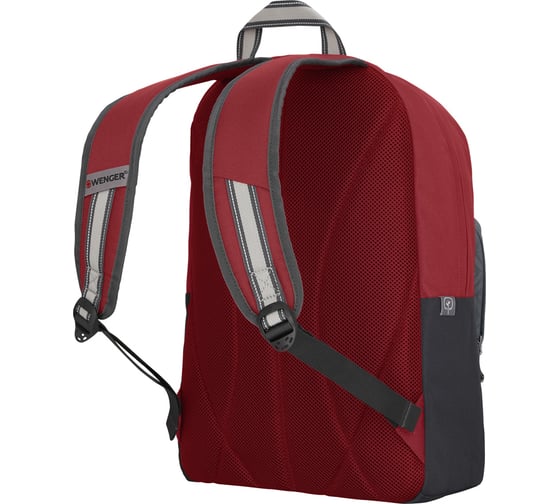 Рюкзак Wenger NEXT Crango 16", красный/черный, переработанный ПЭТ/Полиэстер, 33x22x46 см, 27 л 611980