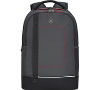 Рюкзак Wenger NEXT Tyon 16", антрацит/черный, переработанный ПЭТ/Полиэстер, 32x18x48 см, 23 л 611983