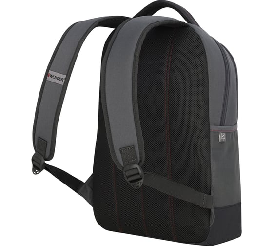 Рюкзак Wenger NEXT Tyon 16", антрацит/черный, переработанный ПЭТ/Полиэстер, 32x18x48 см, 23 л 611983