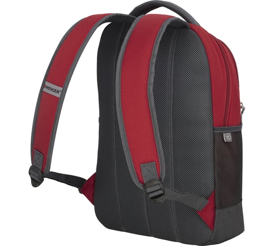 Рюкзак Wenger NEXT Tyon 16", красный/антрацит, переработанный ПЭТ/Полиэстер, 32x18x48 см, 23 л 611984