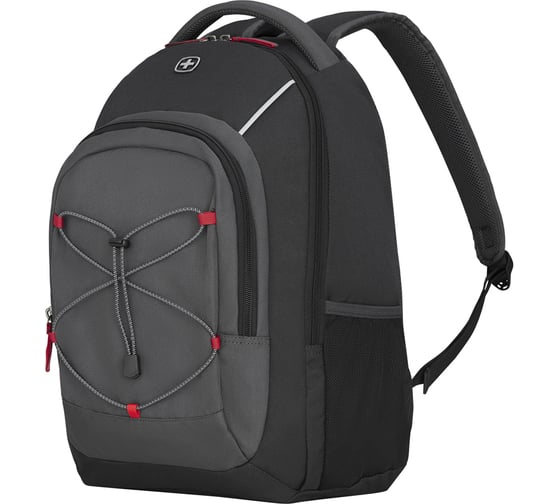 Рюкзак Wenger NEXT Mars 16",черный/антрацит, переработанный ПЭТ/Полиэстер, 33x24x46 см, 26 л 611987