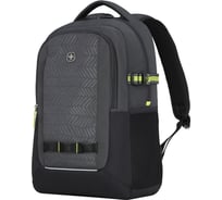 Рюкзак Wenger NEXT Ryde 16", антрацит/черный, переработанный ПЭТ/Полиэстер, 32x21x47 см, 26 л 611990
