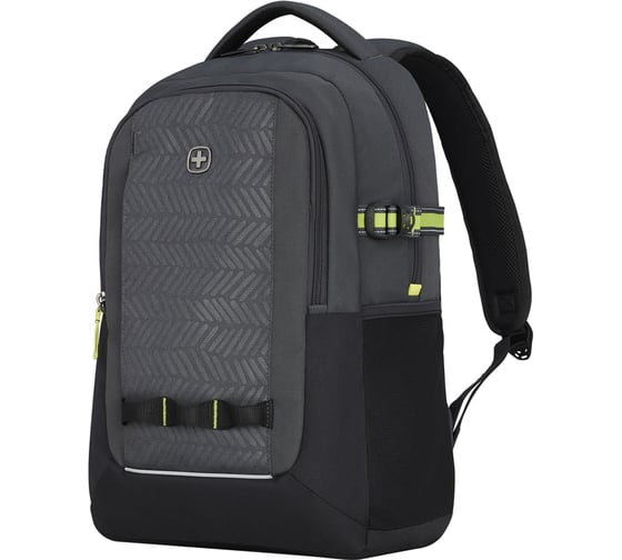 Рюкзак Wenger NEXT Ryde 16", антрацит/черный, переработанный ПЭТ/Полиэстер, 32x21x47 см, 26 л 611990