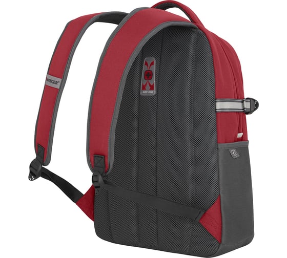 Рюкзак Wenger NEXT Ryde 16", красный/антрацит, переработанный ПЭТ/Полиэстер, 32x21x47 см, 26 л 611991
