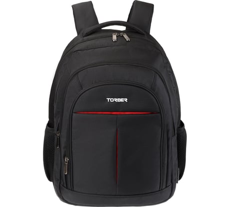 Рюкзак Torber FORGRAD с отделением для ноутбука 15", чёрный, полиэстер, 46x32x13 см T9502-BLK