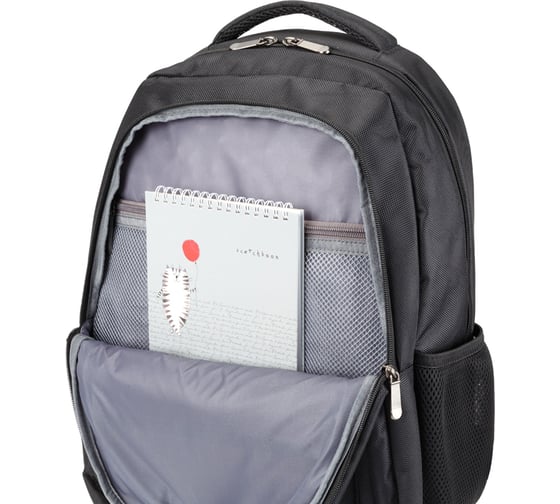 Рюкзак Torber FORGRAD с отделением для ноутбука 15", чёрный, полиэстер, 46x32x13 см T9502-BLK