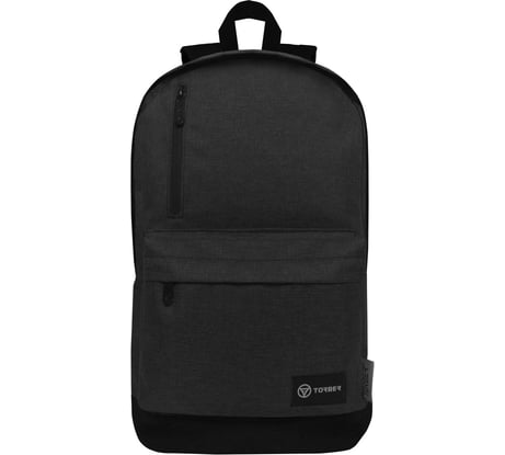 Рюкзак Torber GRAFFI, черный, полиэстер меланж, 46x29x18 см T8083-BLK