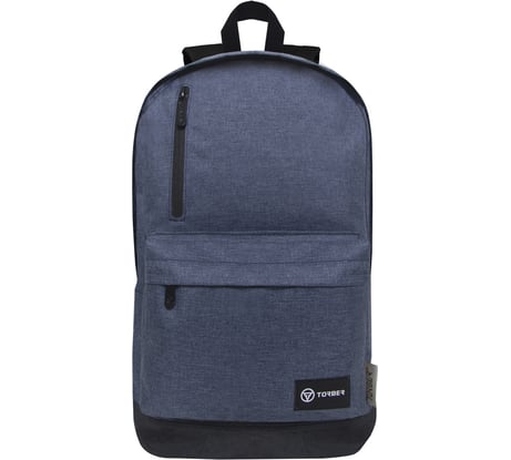 Рюкзак Torber GRAFFI, синий, полиэстер меланж, 46x29x18 см T8083-BLU