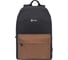 Рюкзак Torber GRAFFI, черный с карманом коричневого цвета T8965-BLK-BRW 1