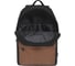 Рюкзак Torber GRAFFI, черный с карманом коричневого цвета T8965-BLK-BRW 5