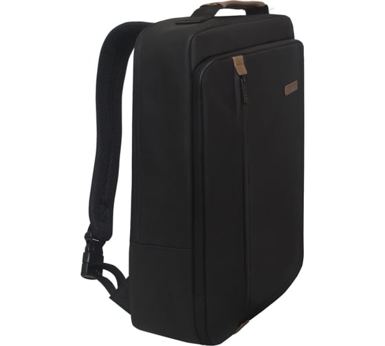 Рюкзак Torber VECTOR с отделением для ноутбука 15.6", черный, нейлон, 42x30x13 см T9869-BLK