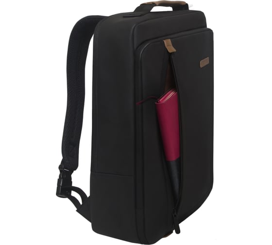 Рюкзак Torber VECTOR с отделением для ноутбука 15.6", черный, нейлон, 42x30x13 см T9869-BLK