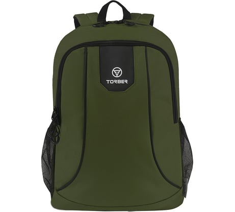 Рюкзак Torber ROCKIT с отделением для ноутбука 15.6", зеленый, полиэстер 600D, 46x30x13 см T8283-GRN