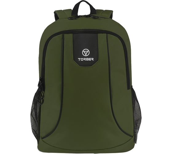 Рюкзак Torber ROCKIT с отделением для ноутбука 15.6", зеленый, полиэстер 600D, 46x30x13 см T8283-GRN 1