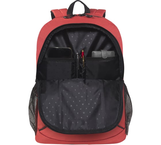 Рюкзак Torber ROCKIT с отделением для ноутбука 15.6", красный, полиэстер 600D, 46x30x13 см T8283-RED